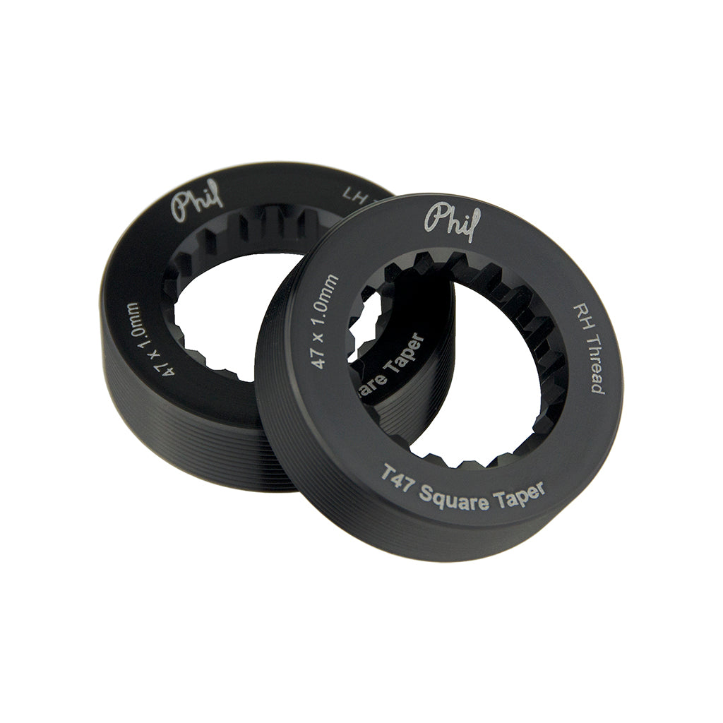 Phil Wood T47 Square Taper Bottom Bracket Cups