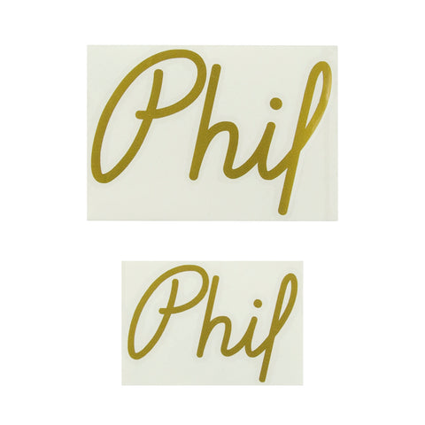Phil Cons Sticker 50th Anniversary Phil Vinyl Sticker Set – Phil Wood and Company