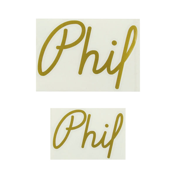 50th Anniversary Phil Vinyl Sticker Set – Phil Wood and Company